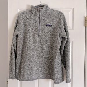Gray Patagonia Quarter Zip - like new